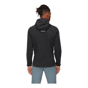 Jacheta Softshell Barbati Mammut GRANITE SO Hooded Black - Img 3