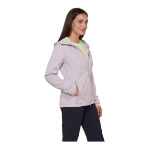 Jacheta Softshell Femei Mammut Ultimate VIII SO Hooded Alpine Calamint - Img 4