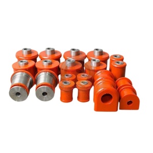 Kit bucse Jeep Cherokee KJ (2004-2008) Poliuretan Cu Bucse Caster Metalice Portocalii 75 ShA Elast-Pol