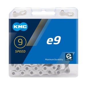 Kmc - Lant Bicicleta electrica E9, 9 viteze e-bike, 136 zale - argintiu - Img 2