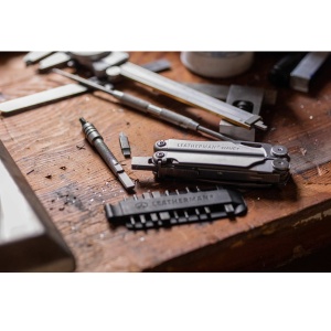 Leatherman - multi-tool 18 functii Wave+ Stainless Steel 832524 - argintiu - Img 9