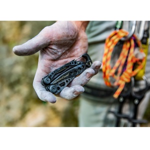 Leatherman - multi-tool 7 functii Skeletool Stainless Steel 930920 - argintiu - Img 5