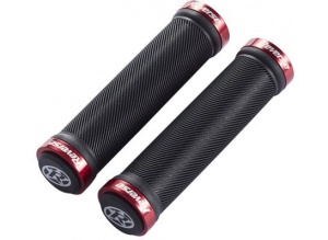 Mansoane Reverse Spin Lock-On negru/rosu 30mm