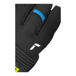 Manusi Schi Barbati Reusch Louis R-Tex XT Black Melange-Safety Yellow-Brilliant Blue - Img 2