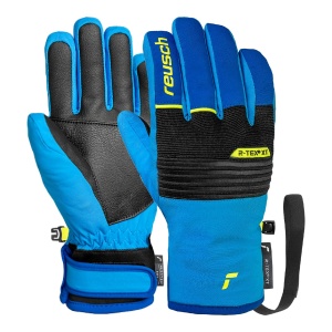 Manusi Schi Copii Benji R-Tex XT Junior Surf The Web-Safety Yellow-Brilliant Blue