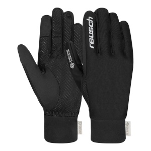 Manusi Schi Copii Reusch Karayel Windstop Touch-Tec Jr. Black-Silver