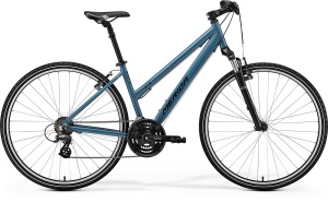 Merida Crossway 10-V Se I1 Damă Silk Albastruporumbel (Negru)