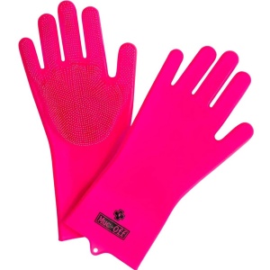 Muc-Off - Manusi de curatare - Deep Scrubber - roz - Img 1