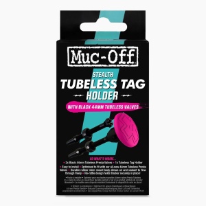 Muc-Off - Valva tubeless 44mm cu suport accesoriu localizare GPS bicicleta Stealth Tubeless Tag Holder - Img 12