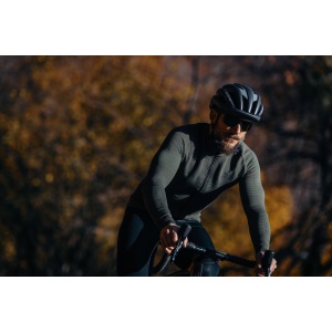 Northwave - bluza ciclism pentru barbati maneca lunga Trip Knit - verde army negru - Img 9