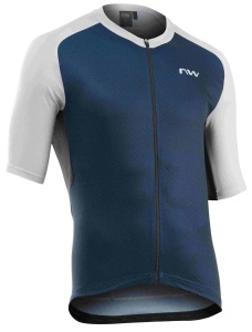 Northwave - tricou ciclism cu maneca scurta Force Evo - albastru inchis gri deschis - Img 2
