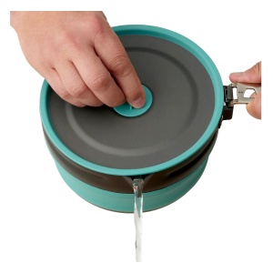 Oala Sea To Summit Frontier Ul Pot 2.2L Aqua Sea Blue - Img 3