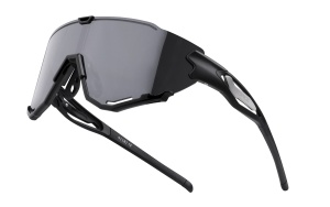 Ochelari Force Creed, lentila neagra oglinda, negru