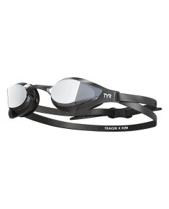 Ochelari înot TYR Tracer-X RZR Racing - argintiu/negru | anti-aburire