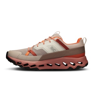 On Cloudhorizon - pantofi alergare pentru barbati - roz crem Fog | Mahogany - Img 4