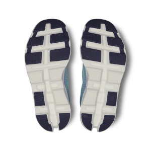 On Cloudmonster 2 - pantofi alergare pentru femei - gri mineral albastru verde deschis aloe - Img 3