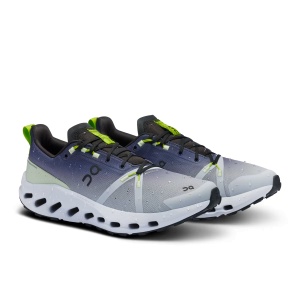 On Cloudsurfer Trail WP - pantofi alergare pentru barbati - Mov gri Black | Heather - Img 6