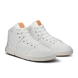 On - pantofi sport - THE ROGER Clubhouse Mid - White | Sandstone - Img 6
