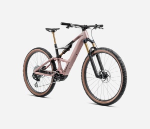 Orbea RISE LT M-TEAM 420W Desert Rose - Carbon Raw - bicicletă electrică eMTB Trail - Img 3