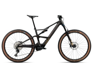 Orbea RISE SL M20 420W (2026) - bicicletă electrică eMTB Trail - Cosmic Carbon View | Golden Sand (Gloss)