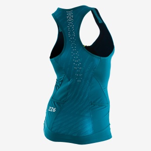 Orca 226 Perform Top Sleeveless - top femei pentru triatlon - turcoaz - Img 2