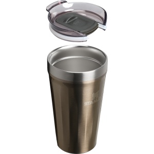 Pahar termic Stanley Everyday Textured Tumbler 0.47 L - bronz metalizat - Img 5