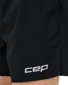 Pantaloni scurți alergare CEP Core Run Loose Fit - negru | rezistenți vânt - Img 13