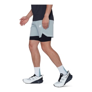 Pantaloni Scurti Barbati Mammut Aenergy TR 2 in 1 Blue - Img 4