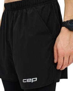 Pantaloni scurți CEP Core Run 2in1 - negru | compresie & stabilitate - Img 9