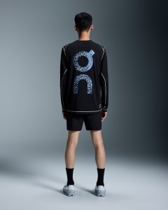 Pantaloni scurți On 5" Core Shorts - negru | stretch 4 direcții - Img 2