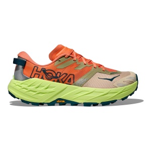 Pantofi Alergare Trail Femei Hoka Speedgoat 7 Persimmon-Neon Yuzu