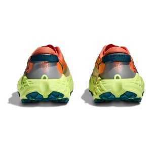 Pantofi Alergare Trail Femei Hoka Speedgoat 7 Persimmon-Neon Yuzu - Img 3