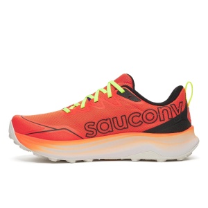 Pantofi alergare trail Saucony Peregrine 16 - portocaliu Fire | grip Vibram - Img 3