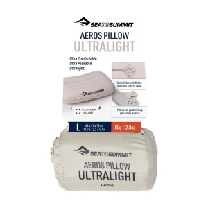 Perna Sea to Summit Aeros Ultralight Pillow Large Beige - Img 3