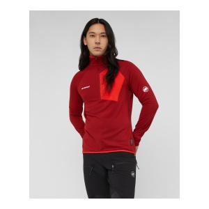 Polar Barbati Mammut Aenergy Light Ml Half Zip Pull Dark Mammut Red-Mammut Red - Img 2