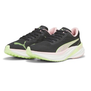 Puma - pantofi alergare pentru femei Magnify Nitro 2 Dream Rush shoes - negru coral alb verde deschis Speed - Img 6