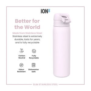 Recipient Hidratare ION8 Inox Liliac Dusk 600ML - Img 2