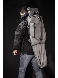 Rucsac/geanta 2 in 1 Urban Delta Tactics, impermeabil, extensibil, compartiment laptop/documente, 50x32x21 cm, 50 litri - Img 5