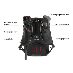 Rucsac Insta360 Explorer Backpack - negru cu gri - Img 7