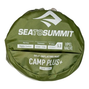 Saltea Sea to Summit Camp Plus Self Inflating Rectangular Wide Sleeping Pad Regular 183 CM Olive - Img 6
