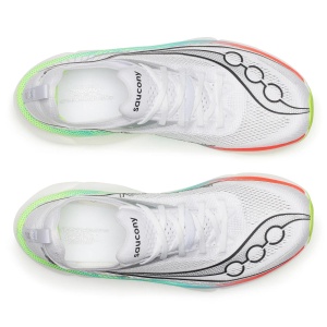 Saucony - pantofi alergare - Endorphin Elite 3 - White | Multi - 41 - Img 5