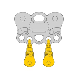 Scripete Petzl Spin S1 Open Yellow - Img 4