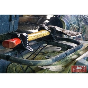 Set cleme (suporți) din cauciuc, universale, 32–45 mm, pentru prindere lanterne, topoare, scule sau accesorii auto și camping, Fitrub - Img 4
