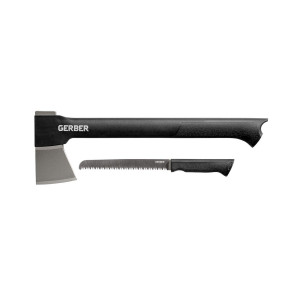 Set gerber buschcraft &amp; camping topor si fierastrau gator