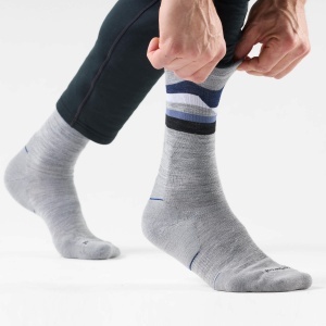 Smartwool - sosete merino - Run Cold Weather Horizons Crew Socks - Laguna Blue - L (42-45) - Img 2