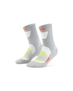 Șosete compresie alergare CEP Pro Run Ultralight Mid Cut - gri | ultraușoare - Img 3