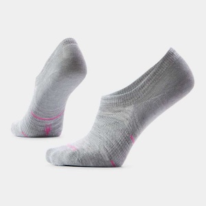 Șosete Merino alergare Smartwool Run - gri deschis | No Show | Zero Cushion