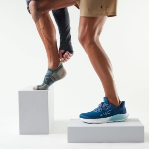 Șosete Merino hiking Smartwool Hike Low Ankle - albastru Twilight Blue | Targeted Cushion - Img 2