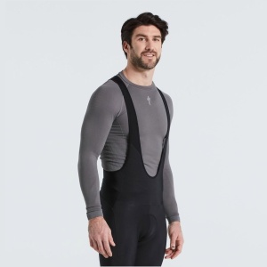 Specialized - bluza de corp ciclism cu maneca lunga pentru barbati Seamless Base Layer LS - gri inchis - Img 4