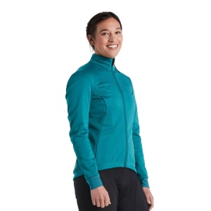 Specialized - jacheta ciclism femei soft shell, cu protectie vant si ploaie RBX Comp - albastru tropical teal - Img 4